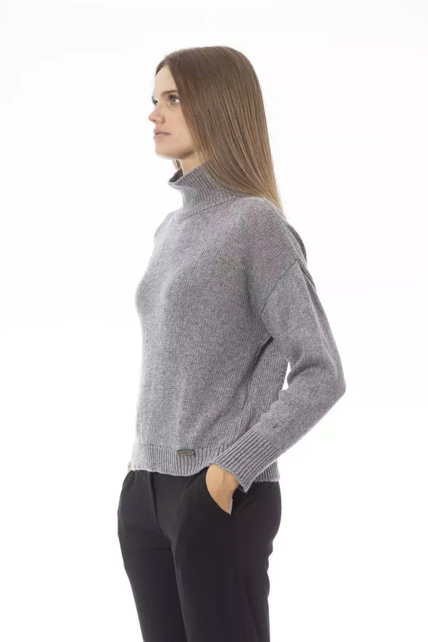 Volcano Neck Cozy Knit Sweater