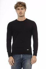 Eleganter Crew-Hals-Wollpullover