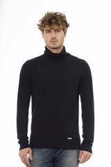 Eleganter blauer Modal-Cashmere-Pullover für Männer