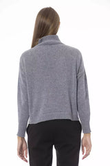 Gray Wool Women Sweater