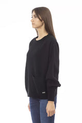 Schicke monogrammierte Crew -Nackenpullover