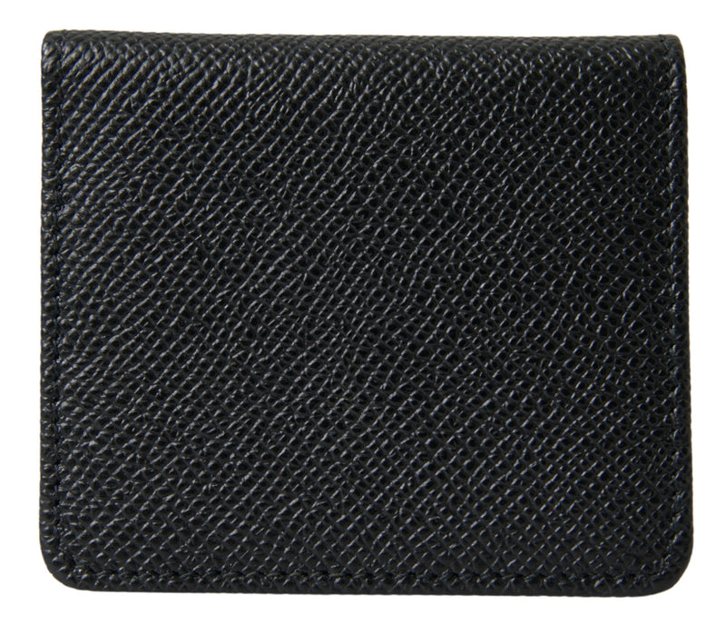 Elegante portafoglio borsetta per monete bifold in pelle