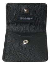 Elegante portafoglio borsetta per monete bifold in pelle