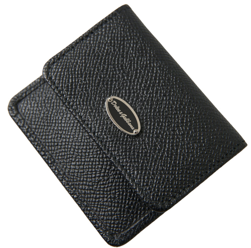 Elegante portafoglio borsetta per monete bifold in pelle