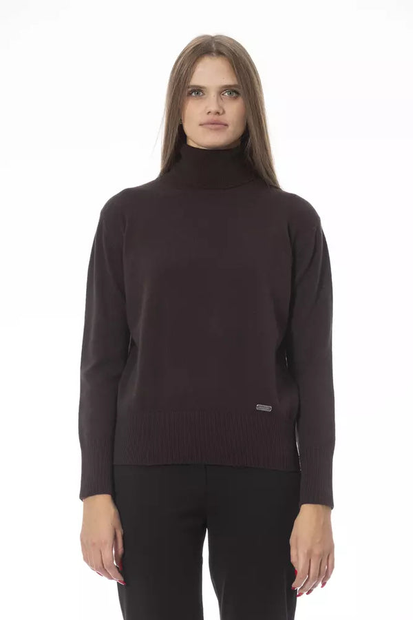 Eleganter Wollpullover-Rollkragenpullover-Pullover