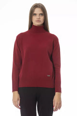 Scarlet Luxe Wool-Cashmere Blend Coundleneck Pull