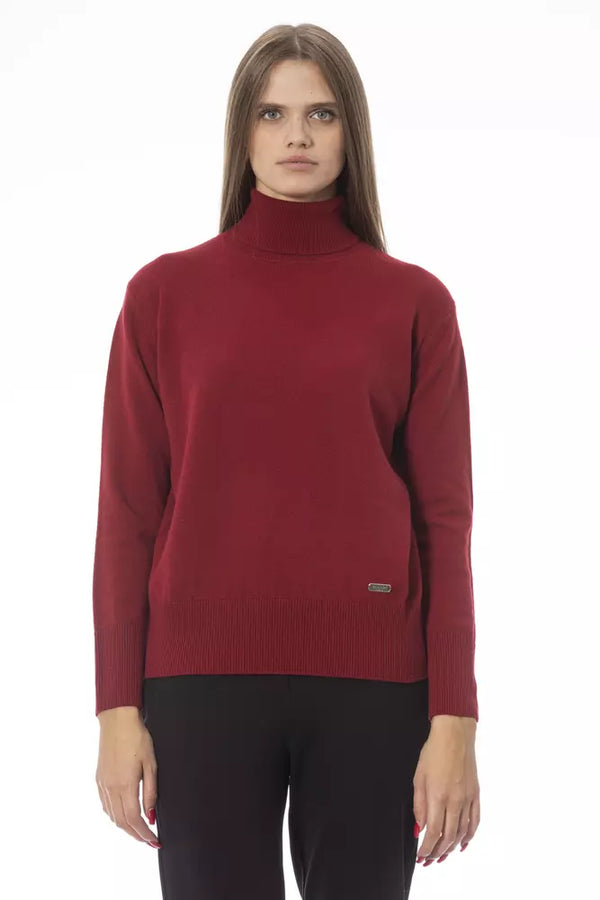 Scarlet Luxe Wollkashmere Mischschildkragenpullover Pullover