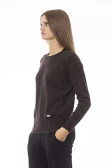 Chic Crew Neck Wool-Cashmere Blend πουλόβερ