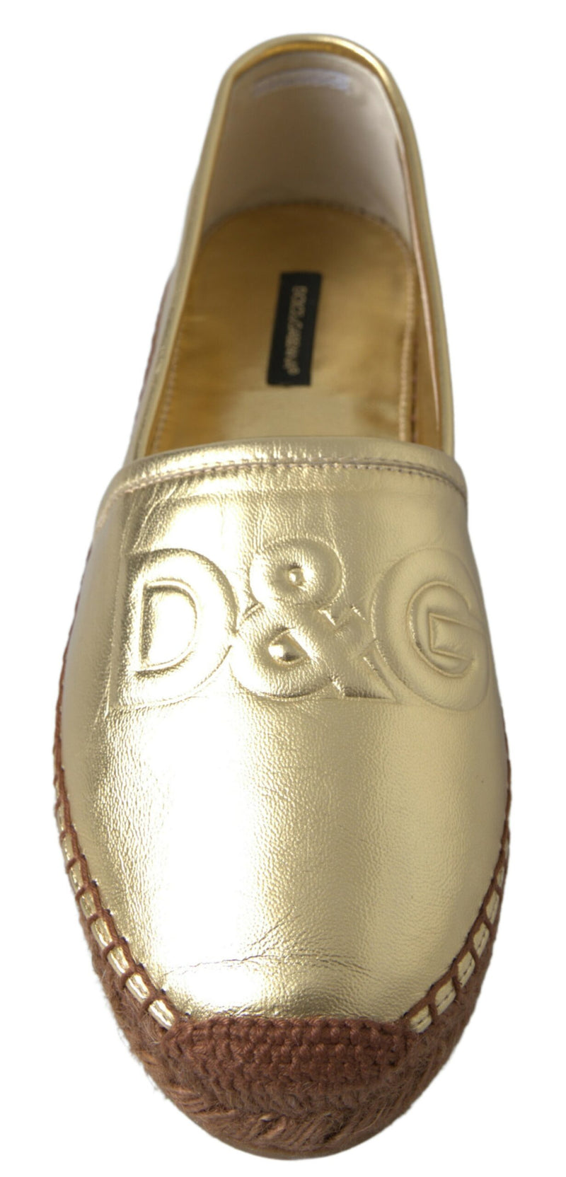 Espadrille in pelle Golden Elegance