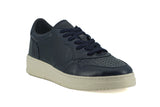 Eleganti sneaker in pelle blu navy