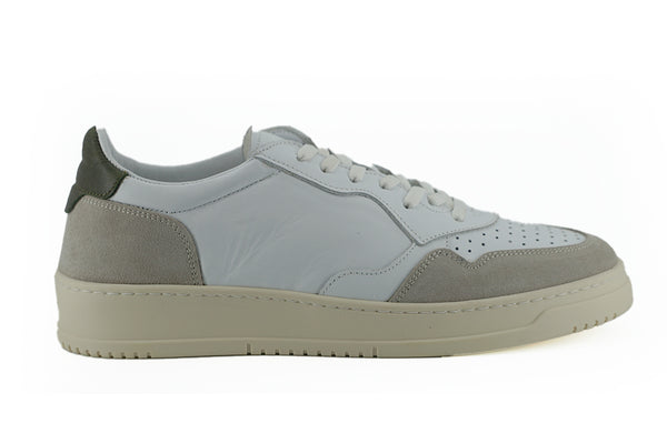 Eleganti sneaker in pelle bianca