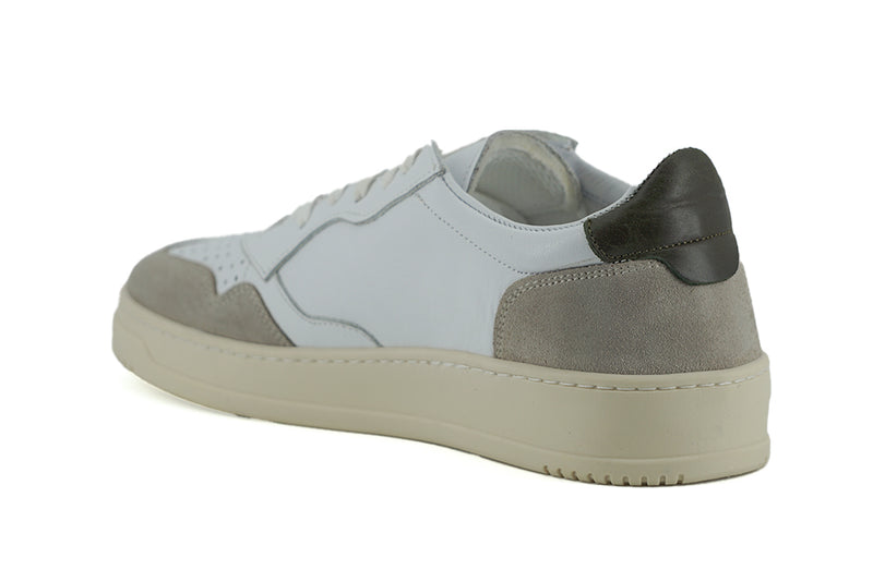 Eleganti sneaker in pelle bianca