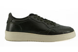 Sneaker eleganti in pelle marrone scuro