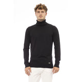 Elegant gerippter Rollkragenpullover Mischpullover