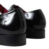 Elegant Black Patent Leather Formal Men's Shoes