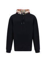 Eleganer übergroßer schwarzer Samuel Hoodie