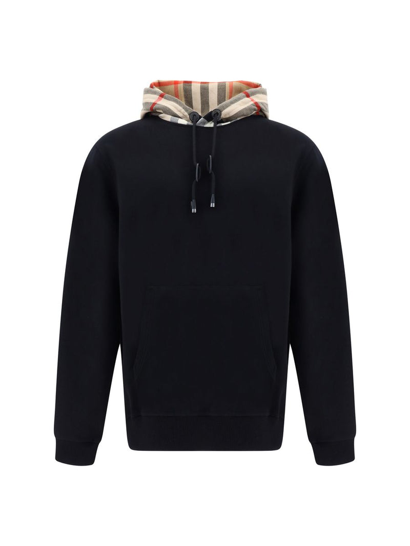 Eleganer übergroßer schwarzer Samuel Hoodie