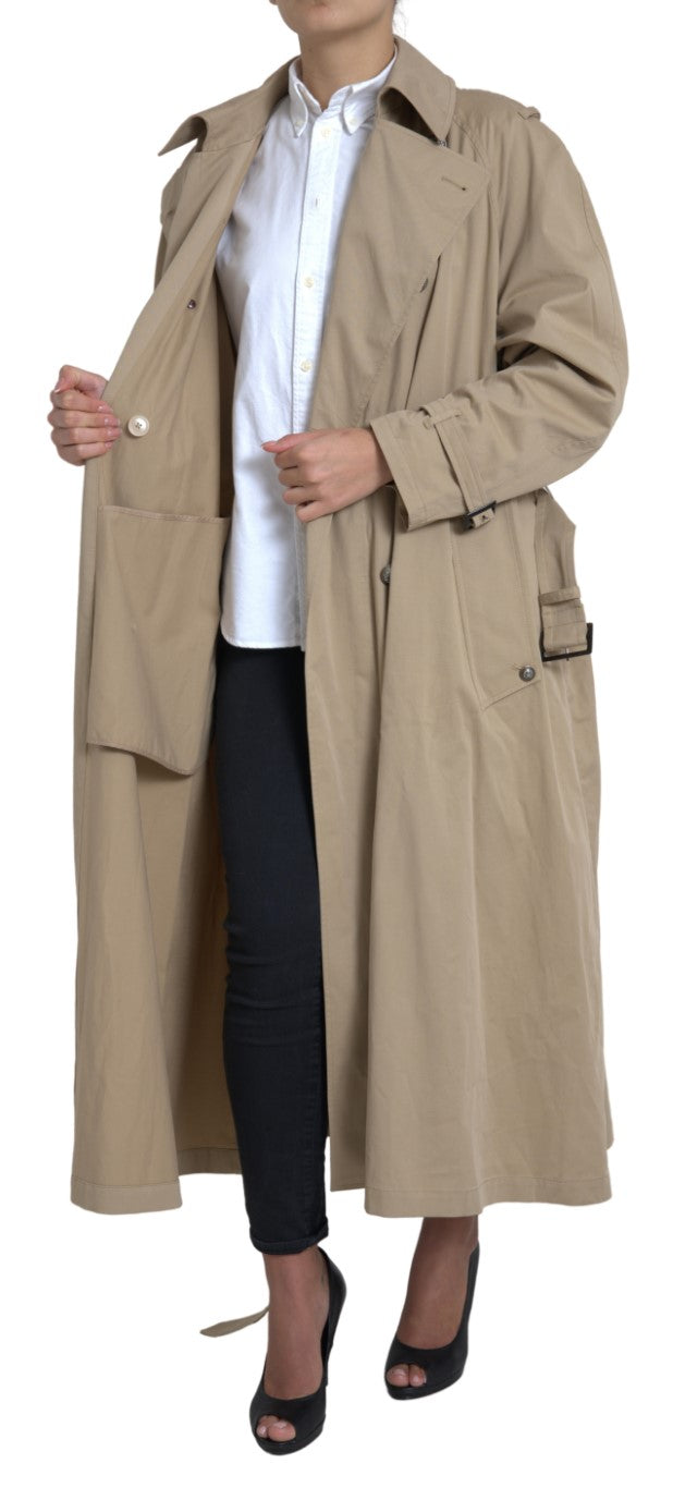 Elegantes doppeltes Trenchcoat