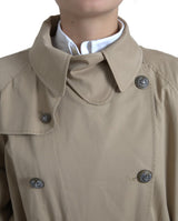 Elegante trench a doppio petto