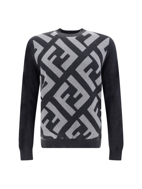 Chic Grey Woll Logo -Pullover