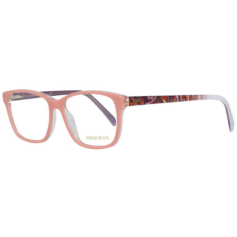 Elegancia de gafas de diseñador de color rosa