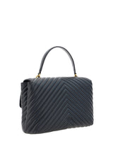 Elegante borsa in pelle di vitello nero