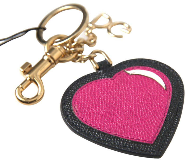 Elegant Elegant Black Enbear Keetchain avec accent fuchsia