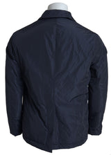 Elegante doppelte Blaue Jacke