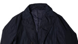 Elegante doppelte Blaue Jacke