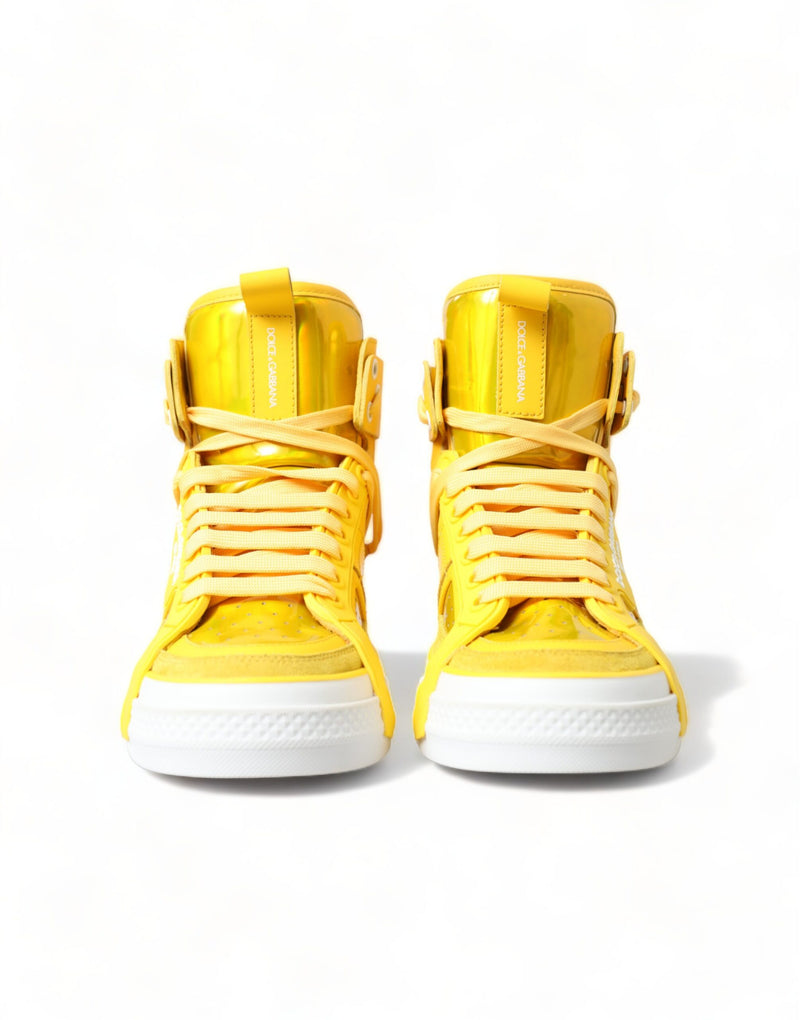 Chic High-Top-Farbblock-Sneaker