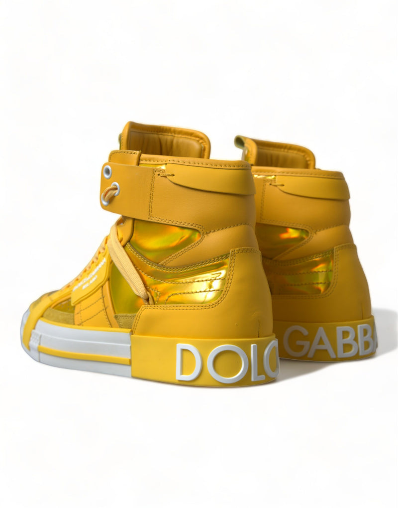 Chic High-Top-Farbblock-Sneaker