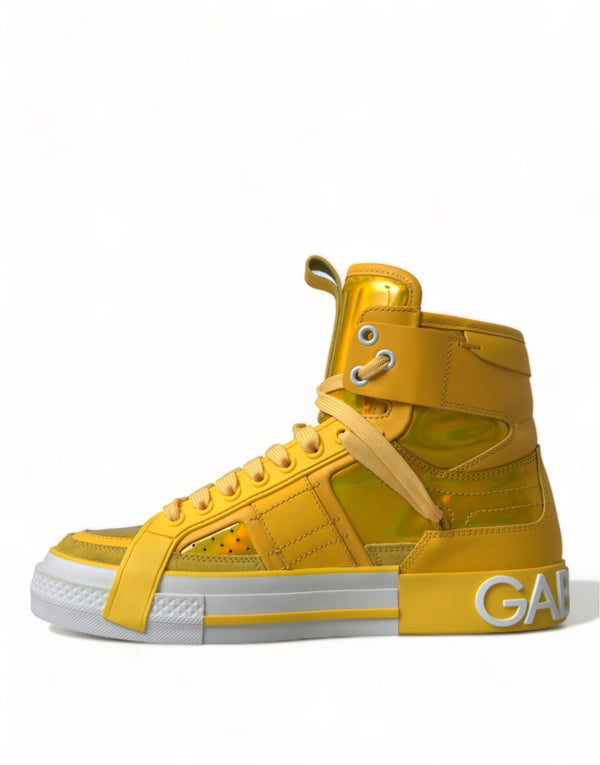 Chic High-Top-Farbblock-Sneaker