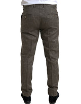 Eleganti pantaloni in lana skinny