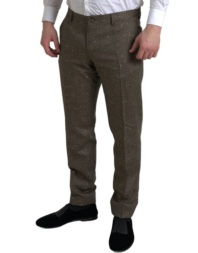 Eleganti pantaloni in lana skinny