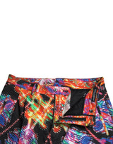 Pantaloncini bermuda stampati multicolore