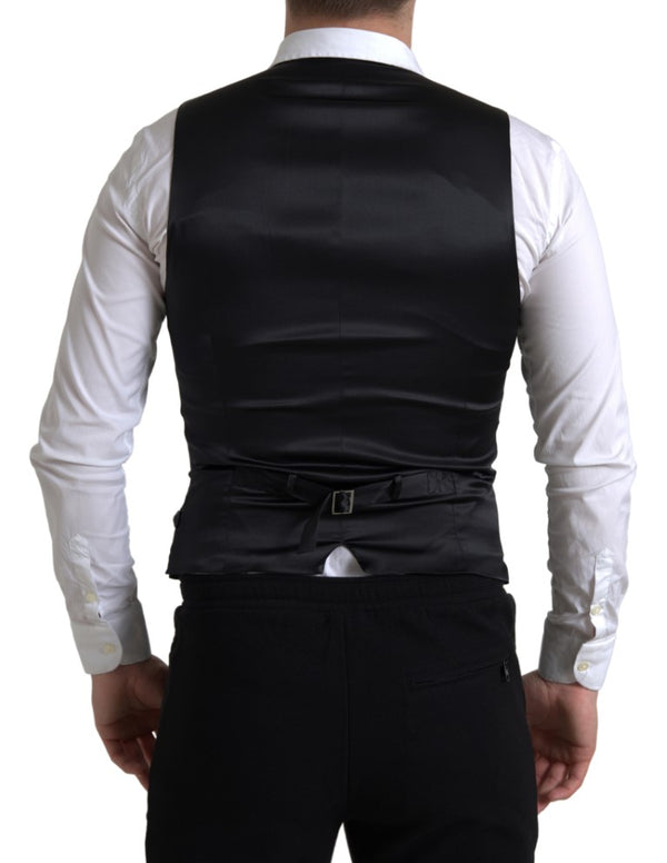 Elegante chaleco de vestimenta formal negra