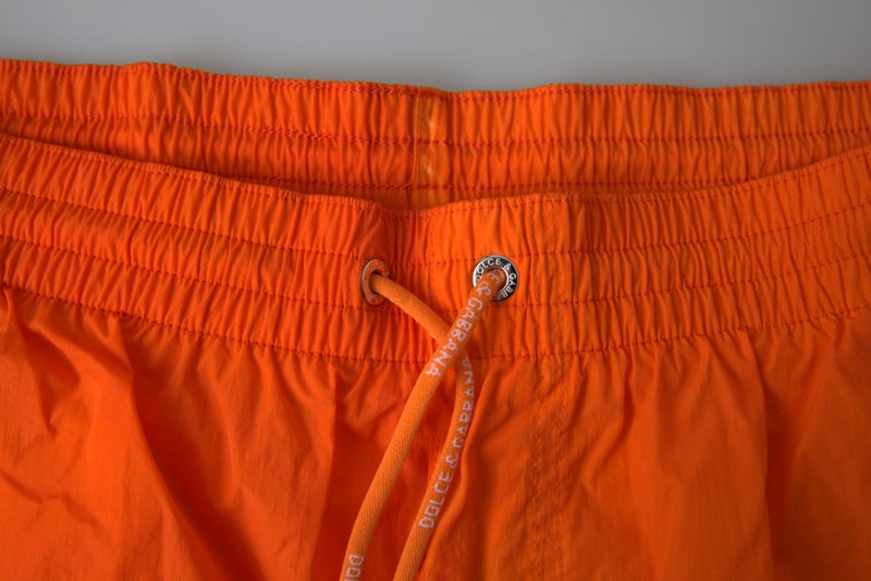 Short de natation à effet de gradient en orange dynamique