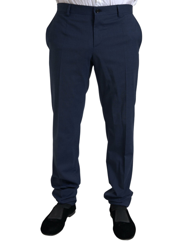 Abito a due pezzi blu elegante slim fit