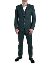 Abito a 3 pezzi Emerald Elegance Slim Fit