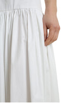 Elegant High Waist Cotton Maxi Skirt