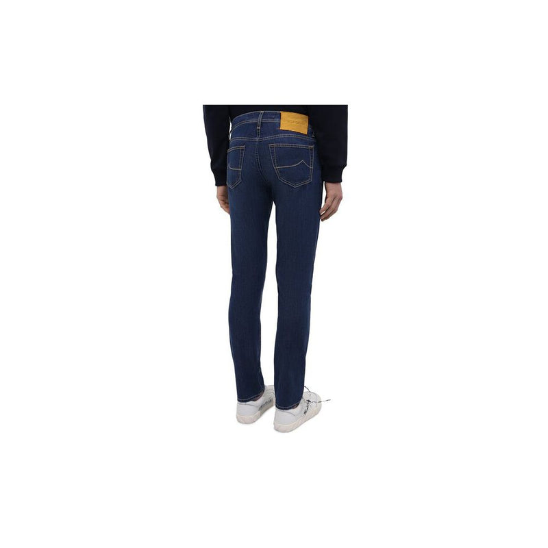 Elegante slim fit premium denim essenziale