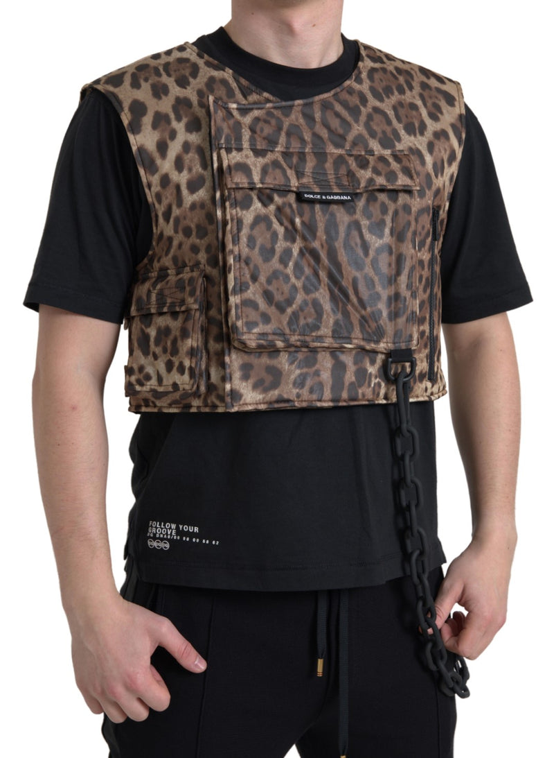 Silk Leopard Vest Exclusive Sport Awear