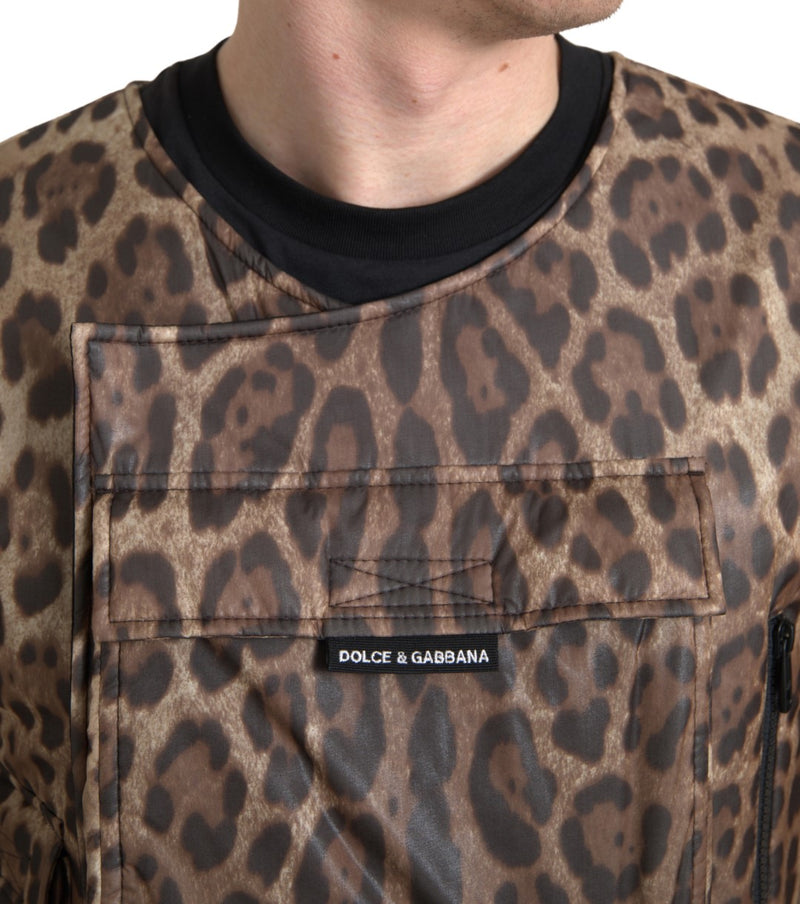 Silk Leopard Chaleco Sportswear exclusivo