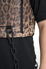 Silk Leopard Vest Exclusive Sport Awear