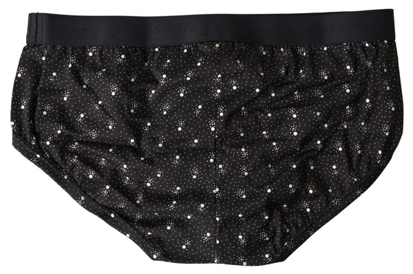 Elegant schwarz gepunktete Brief mit Komfortanfall