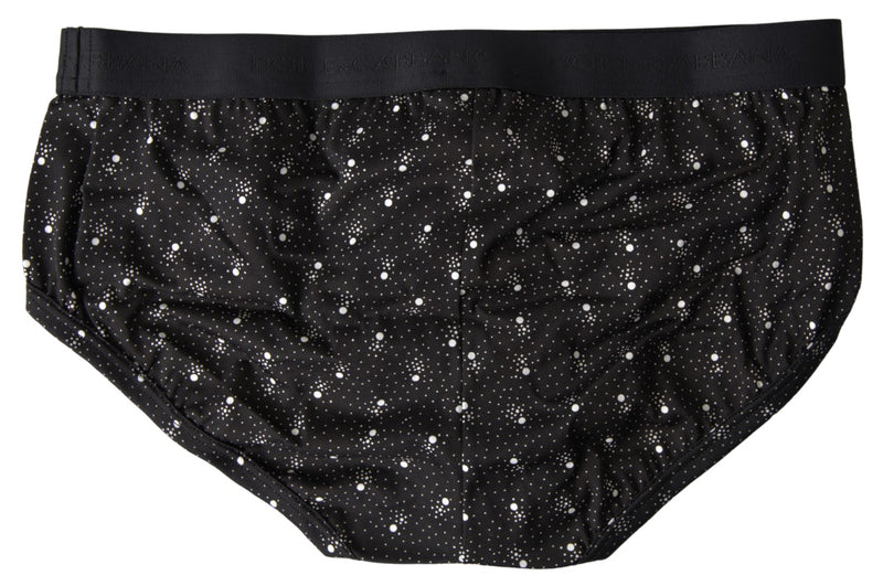 Elegant schwarz gepunktete Brief mit Komfortanfall