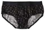 Elegant schwarz gepunktete Brief mit Komfortanfall