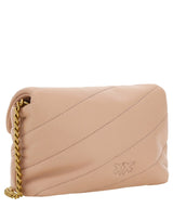 Chic Blush acolchado Crossbody Love Puff Bag