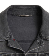 Veste élégante en denim extensible gris