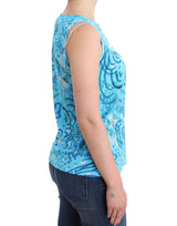 Elegante Top-Sleeveless Silk-Detailed